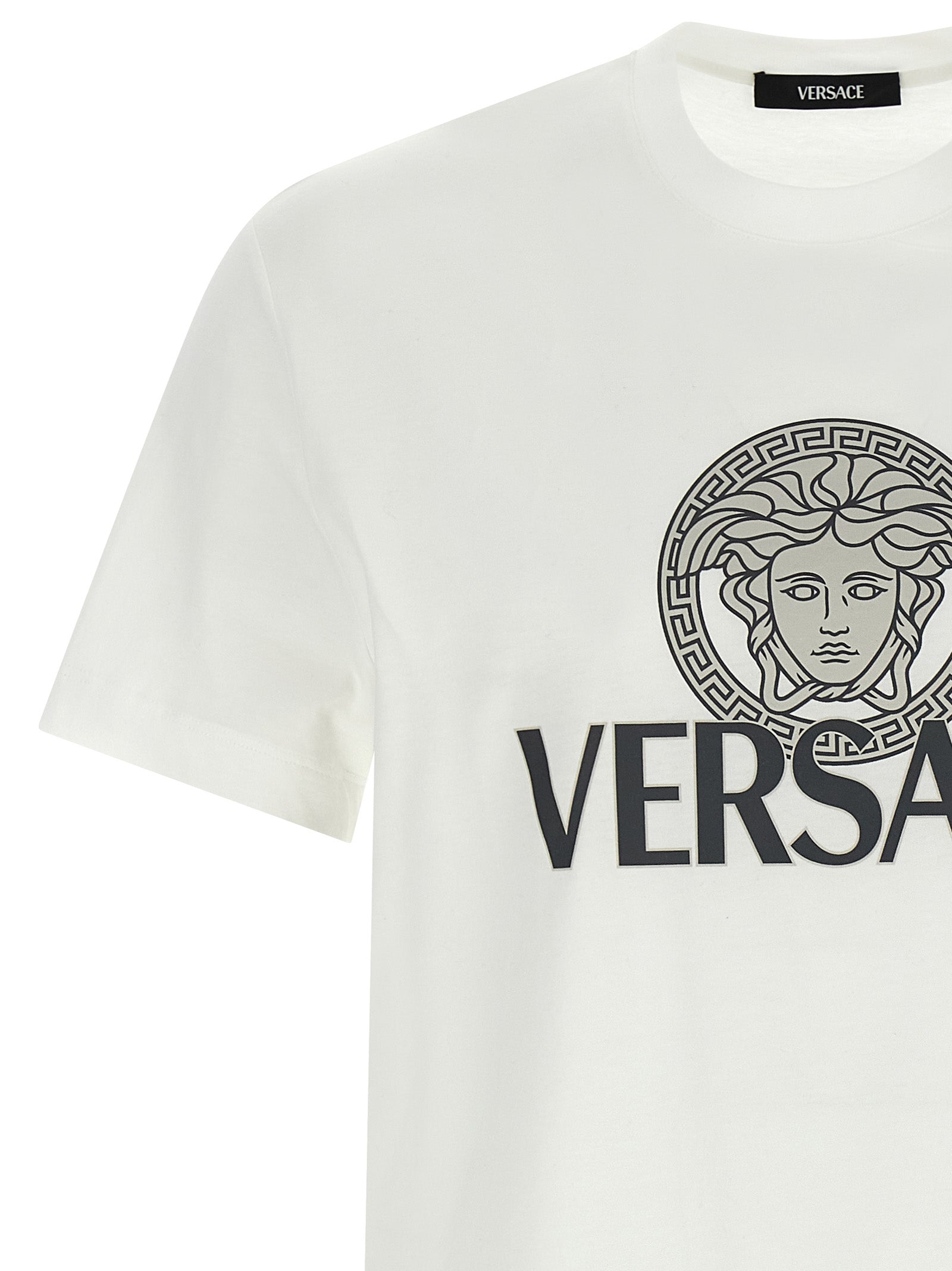 Versace Bicolor Cotton T-Shirt