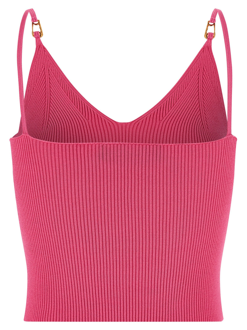 Versace Fuchsia Viscose Sleeveles T-Shirt