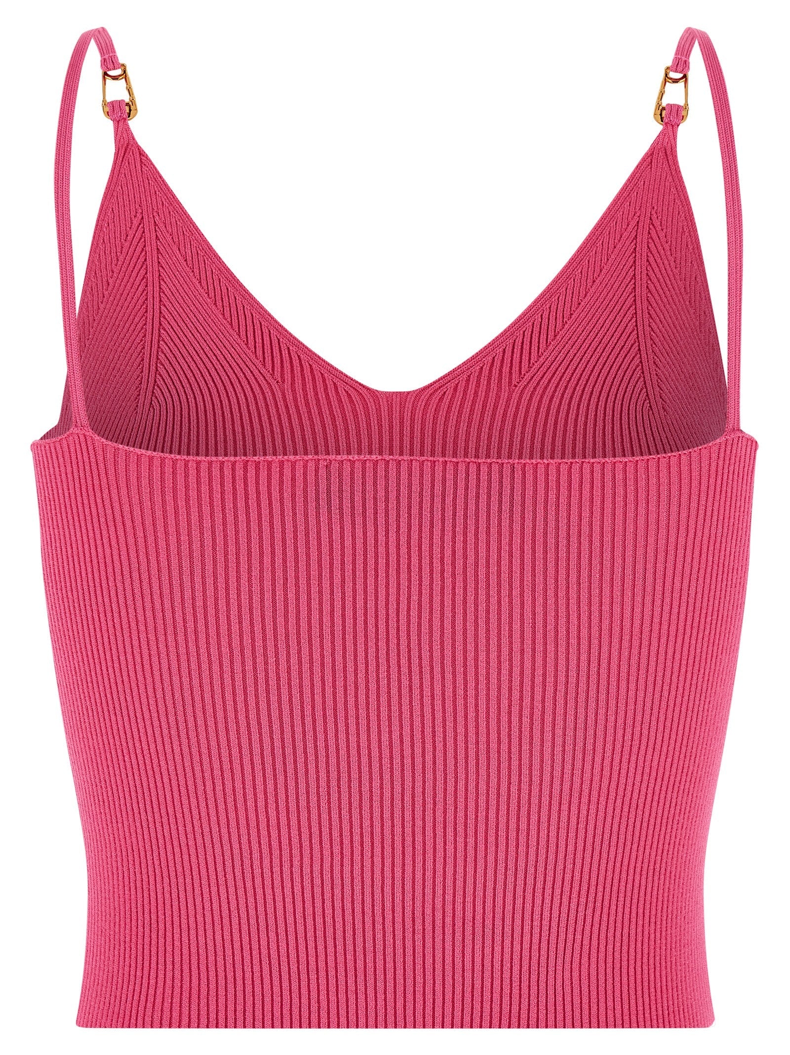 Versace Fuchsia Viscose Sleeveles T-Shirt