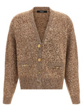 Versace Beige Virgin Wool Cardigan