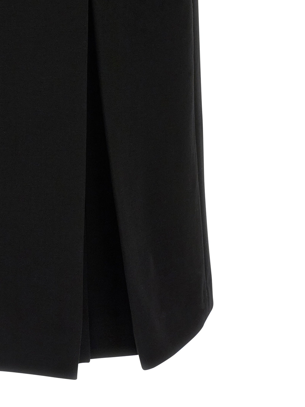 Ermanno Scervino Black Viscose Midi Dress
