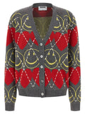 Moschino Multicolor Wool Cardigan