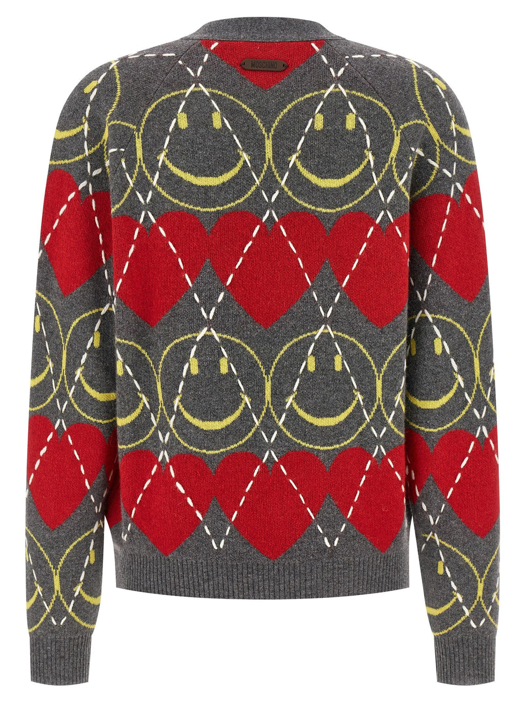 Moschino Multicolor Wool Cardigan