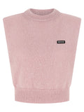 ROTATE BIRGER CHRISTENSEN Multicolor Wool Sleeveless Jacket