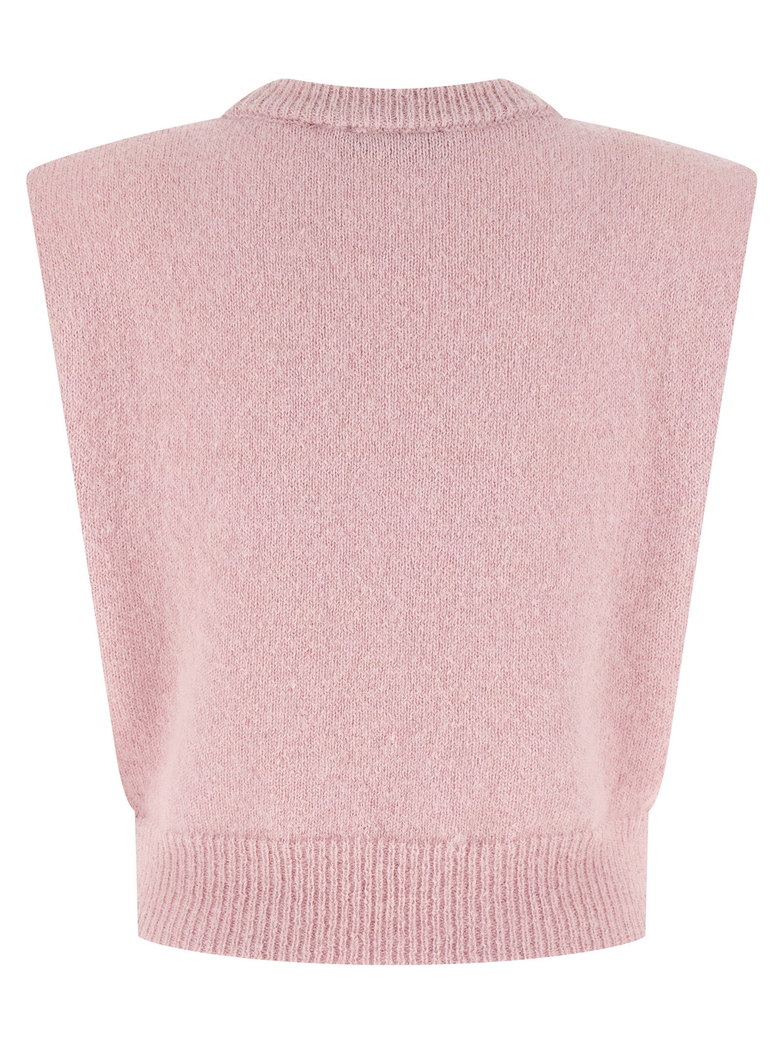 ROTATE BIRGER CHRISTENSEN Multicolor Wool Sleeveless Jacket