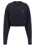 ROTATE BIRGER CHRISTENSEN Blue Wool Cardigan
