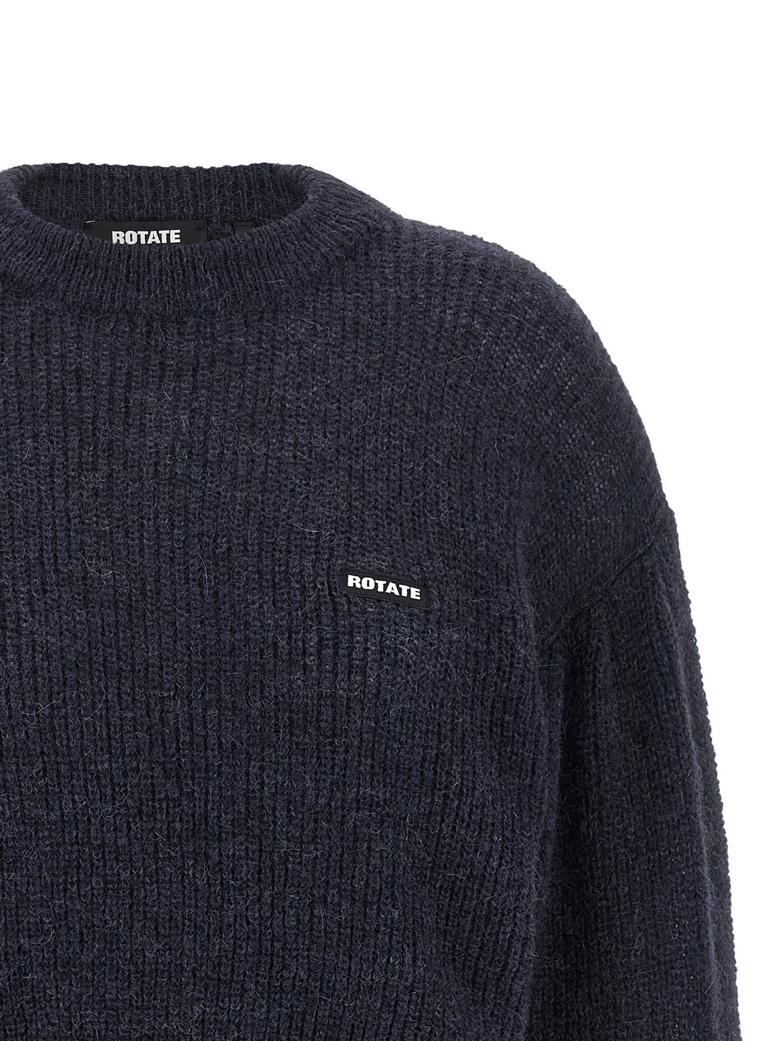 ROTATE BIRGER CHRISTENSEN Blue Wool Cardigan