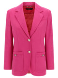 Versace Fuchsia Virgin Wool Blazer