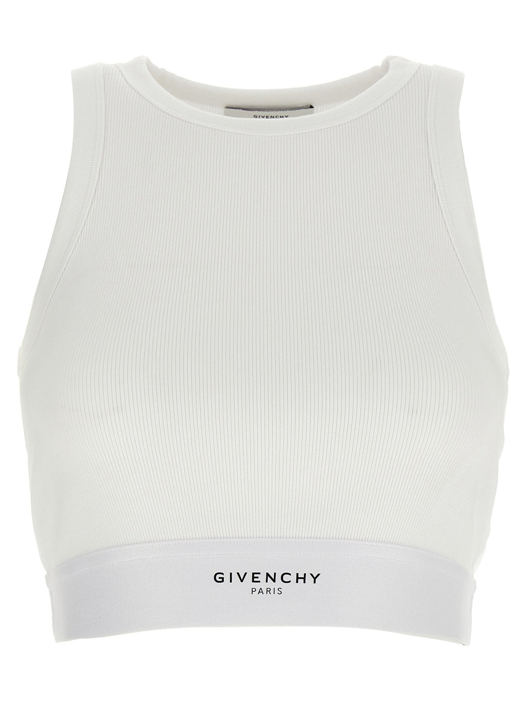 Givenchy White Cotton Tank Tops