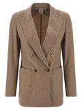 Max Mara Beige Cashmere Blazer