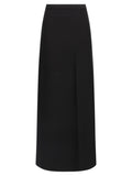 Max Mara Black Viscose Mini Skirt