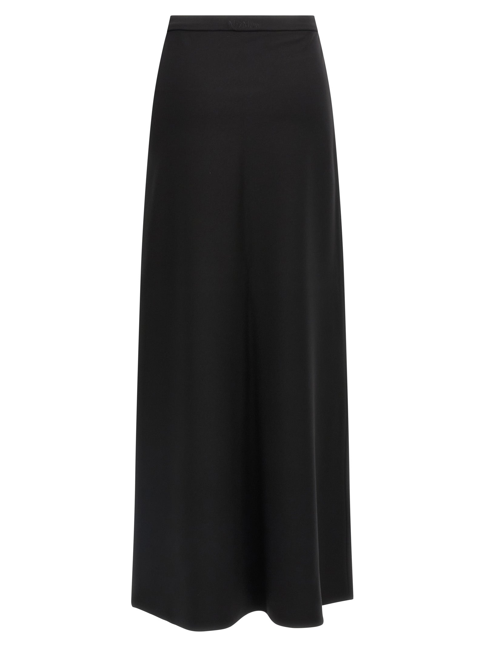 Max Mara Black Viscose Mini Skirt