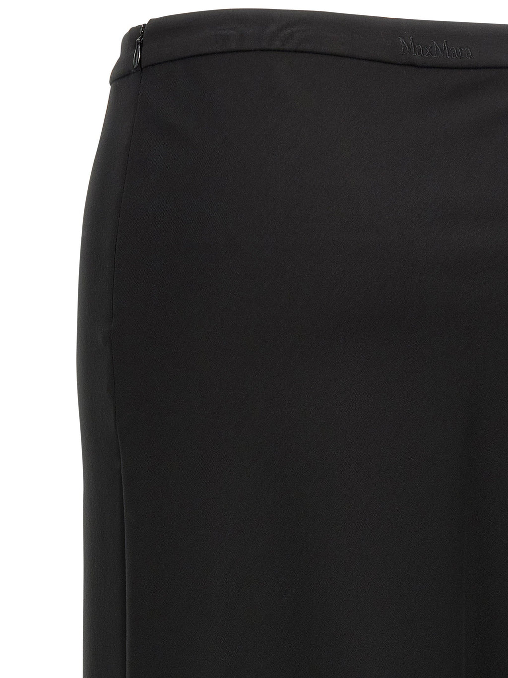 Max Mara Black Viscose Mini Skirt
