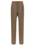 Max Mara Gray Cashmere Casual Pants