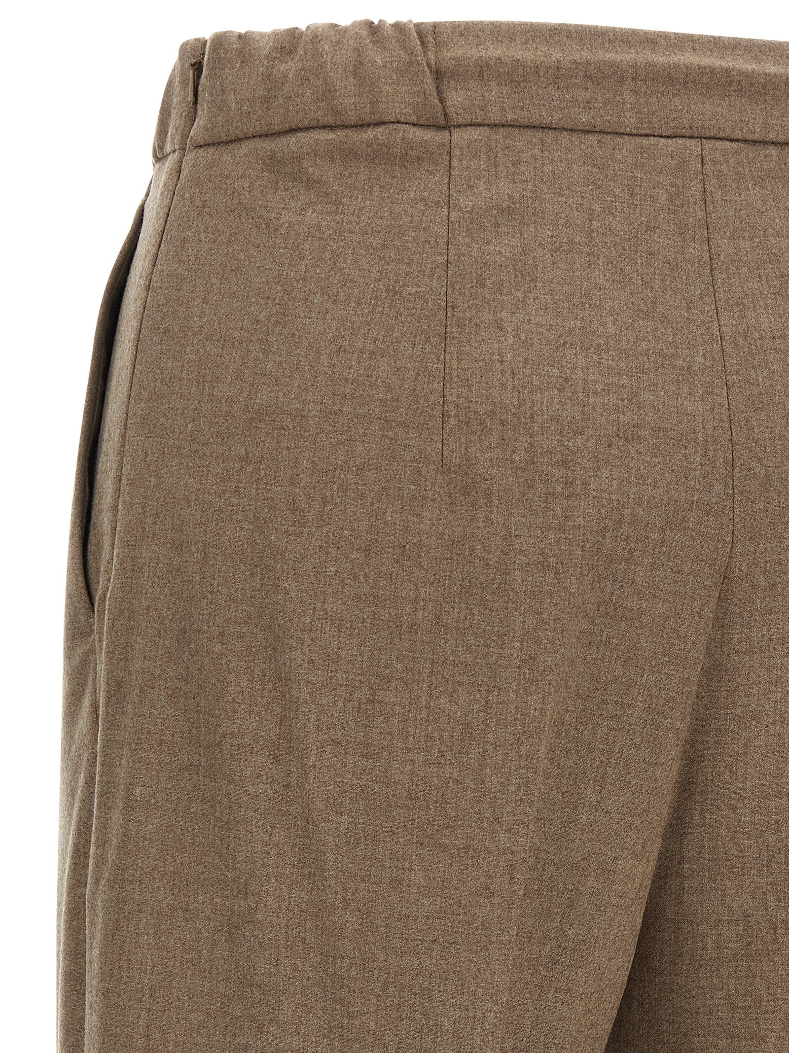 Max Mara Gray Cashmere Casual Pants