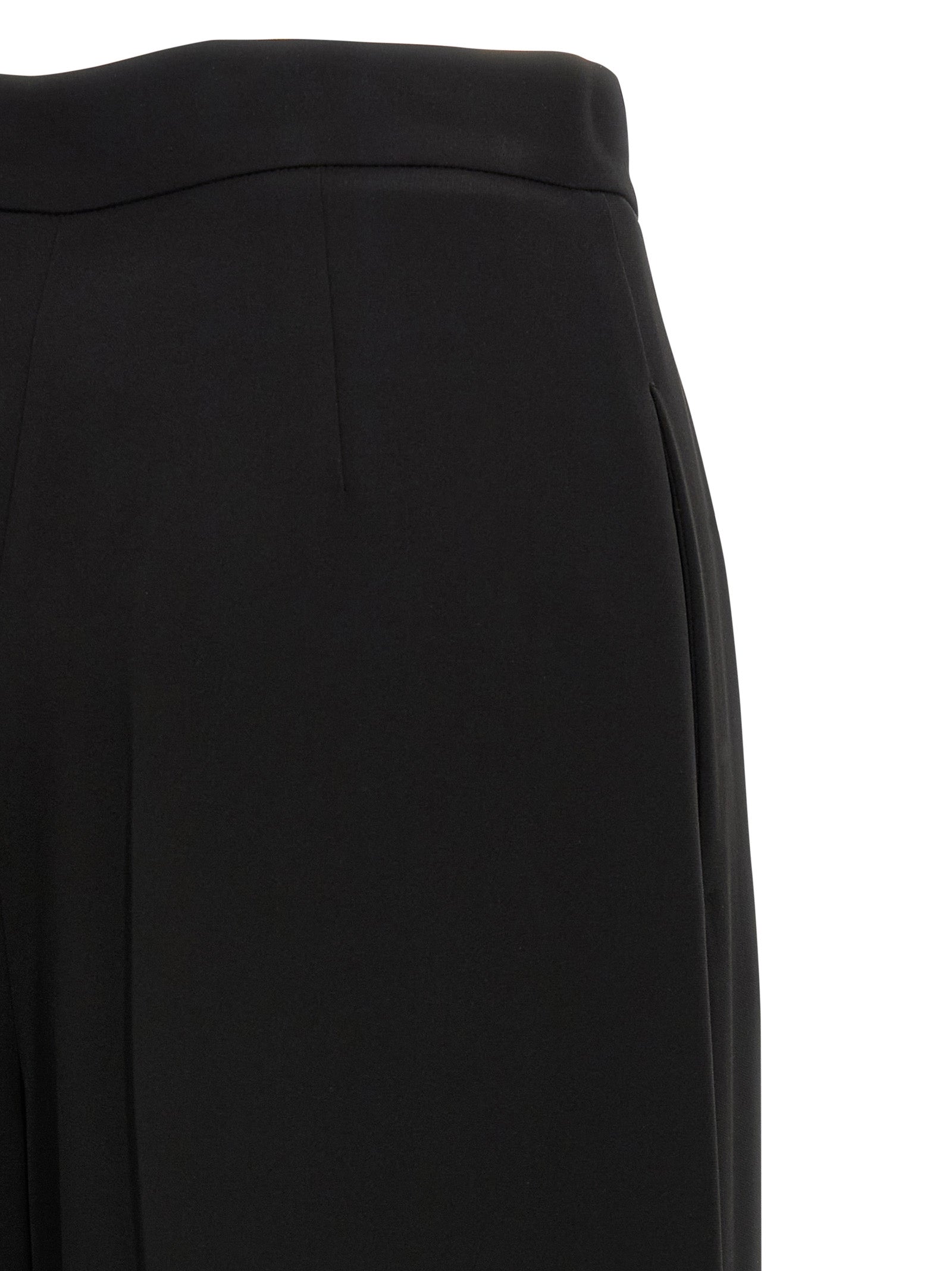 Max Mara Black Triacetate Pants
