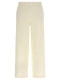 Max Mara White Silk Casual Pants