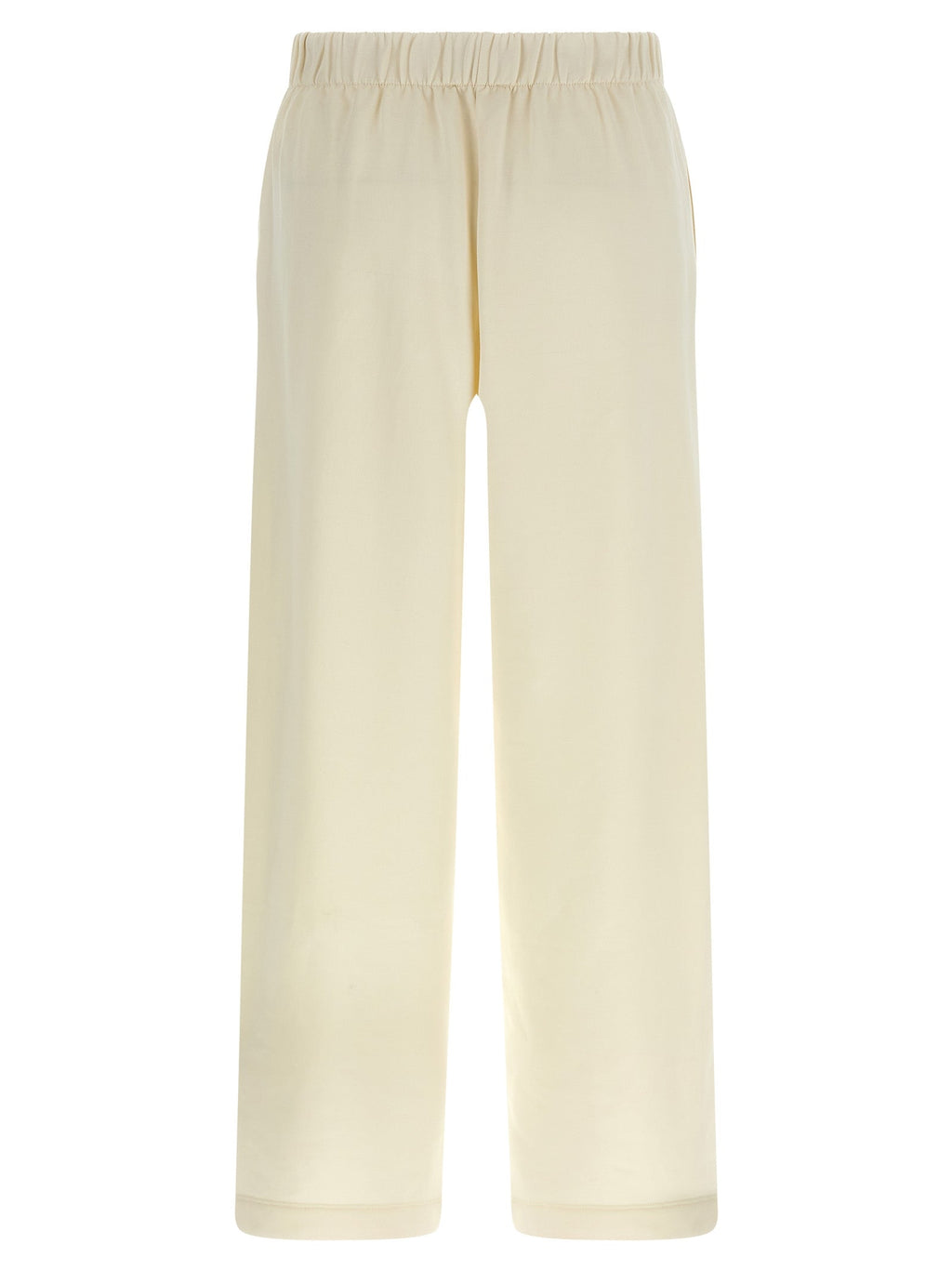 Max Mara White Silk Casual Pants