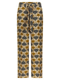 Max Mara Bicolor Silk Casual Pants