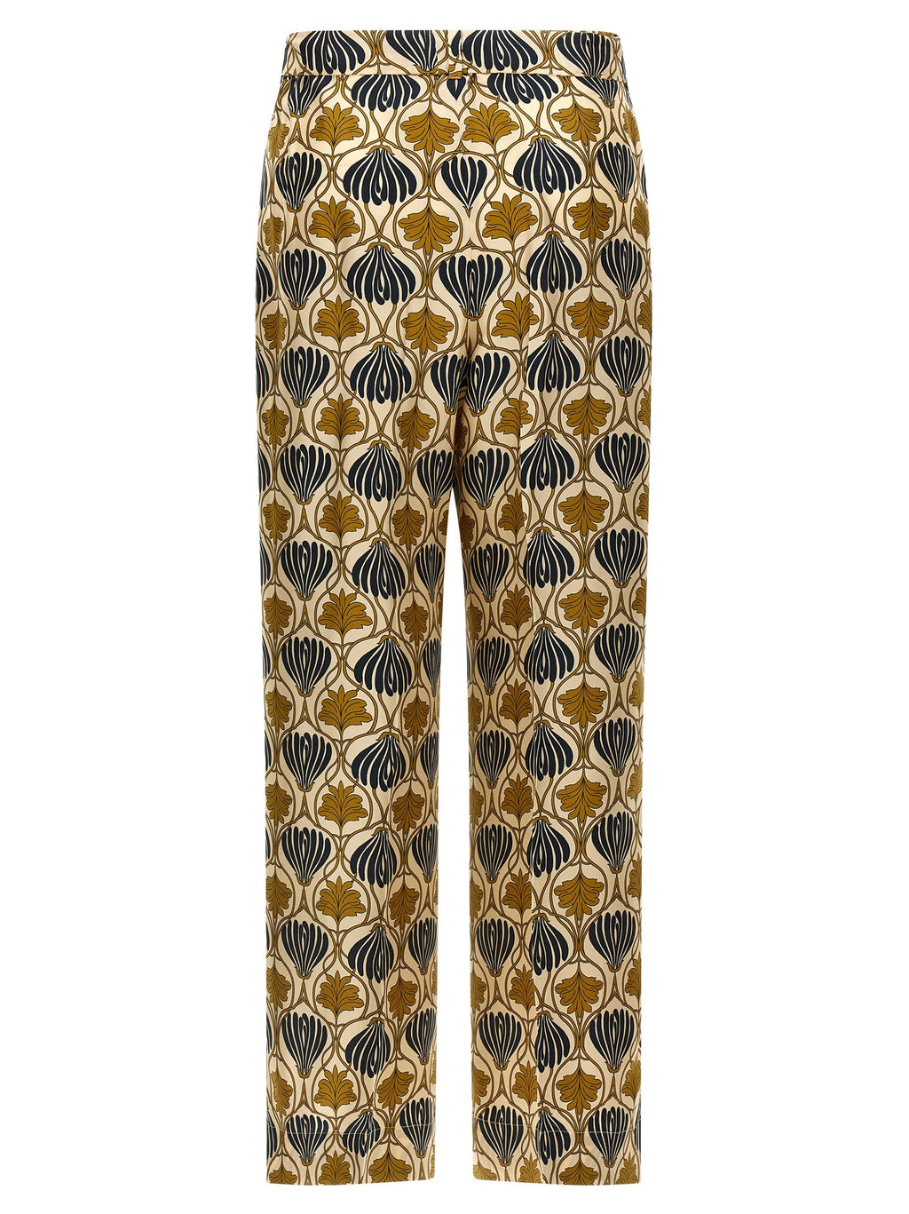Max Mara Bicolor Silk Casual Pants