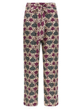 Max Mara Purple Silk Casual Pants
