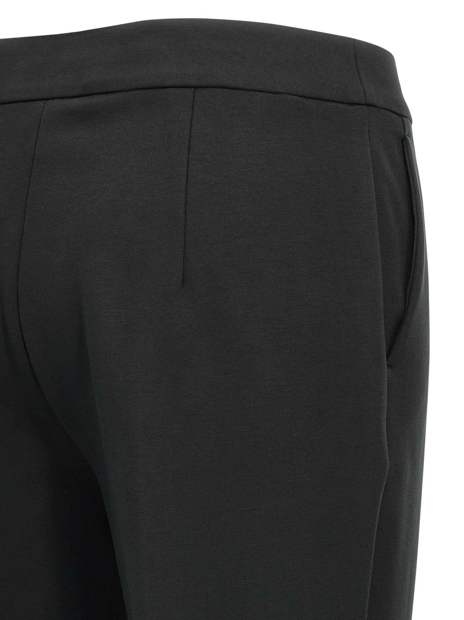Max Mara Black Viscose Casual Pants