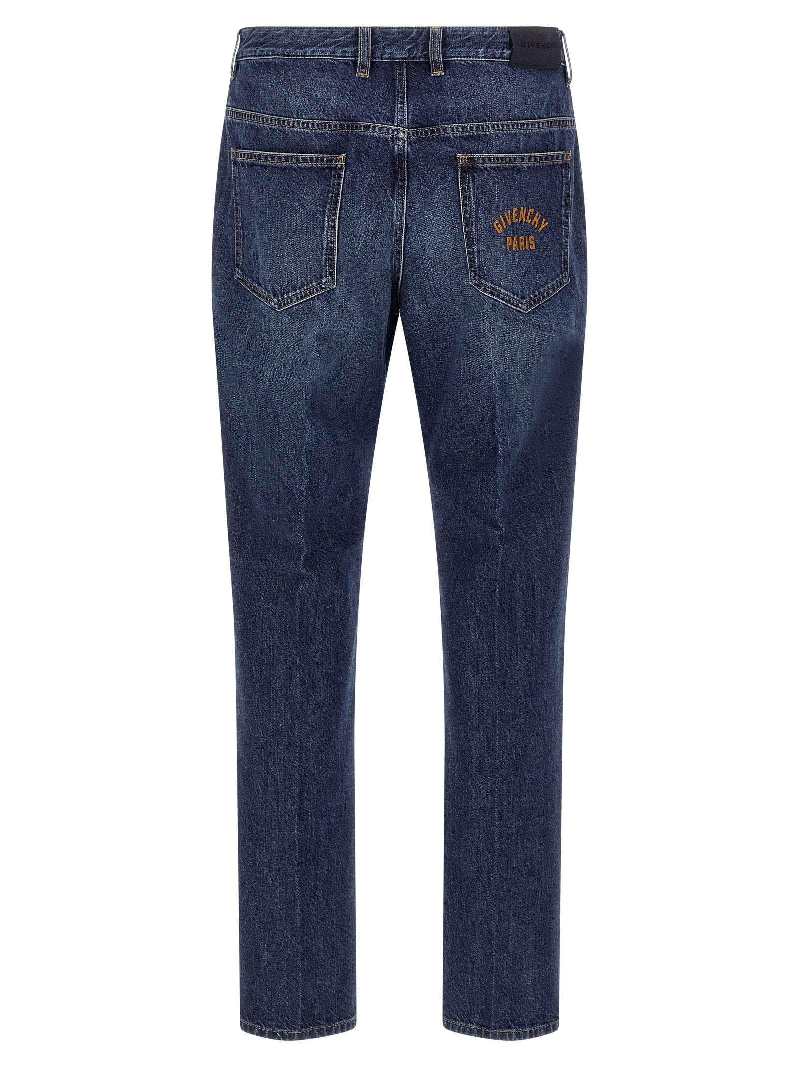 Givenchy Blue Cotton Straight-Leg Jeans