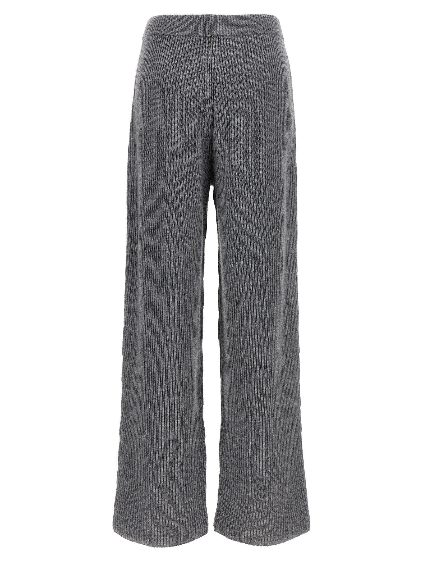 Sportmax Gray Wool Casual Pants