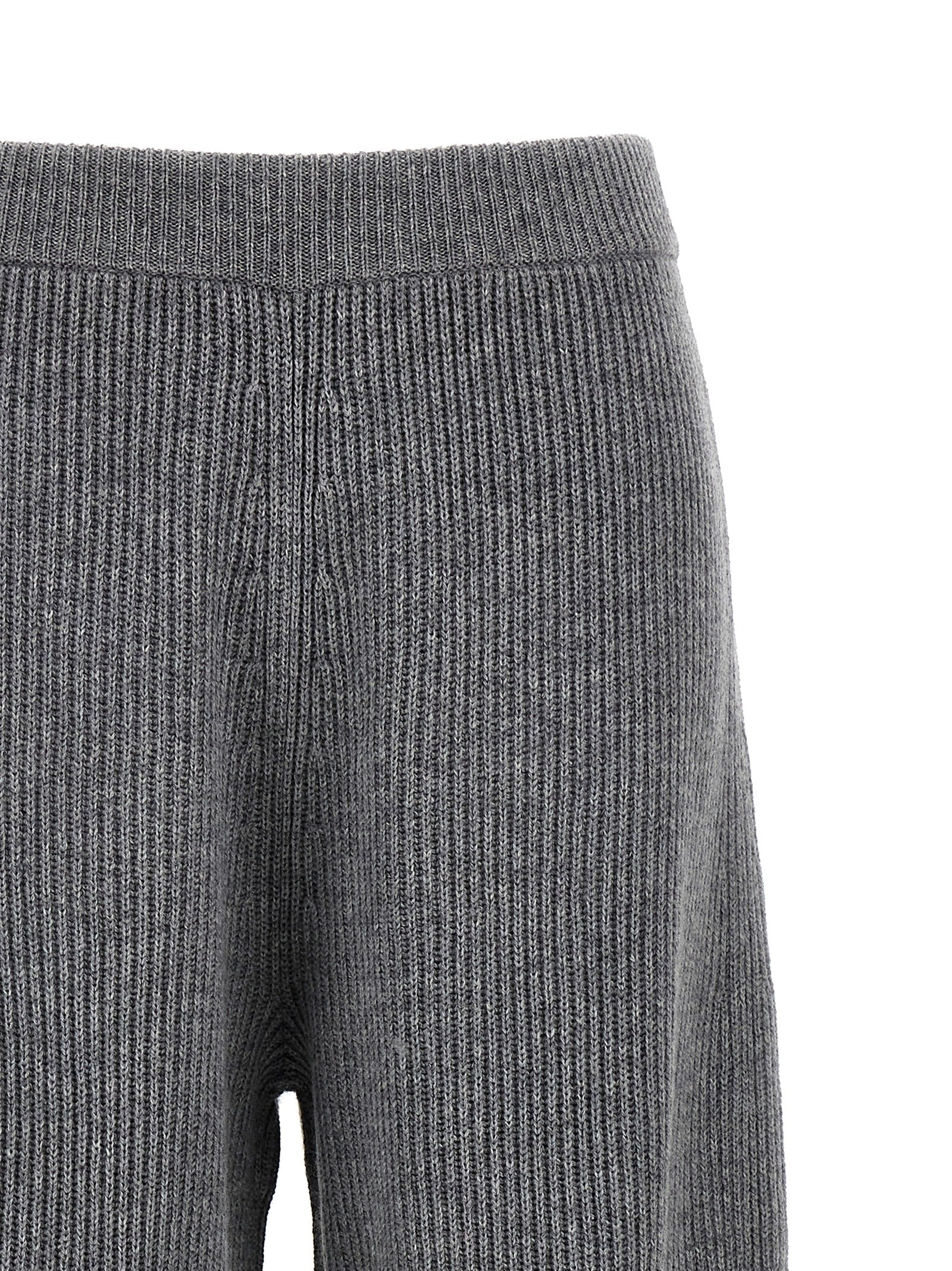 Sportmax Gray Wool Casual Pants