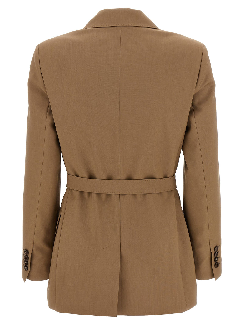 Max Mara Brown Virgin Wool Blazer