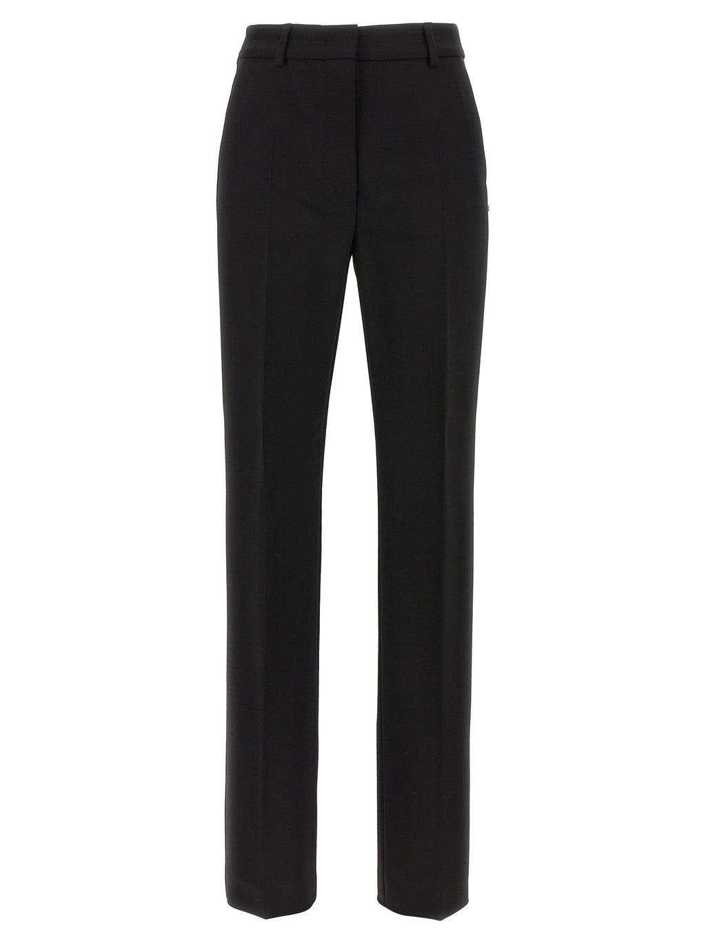 Sportmax Black Viscose Casual Pants