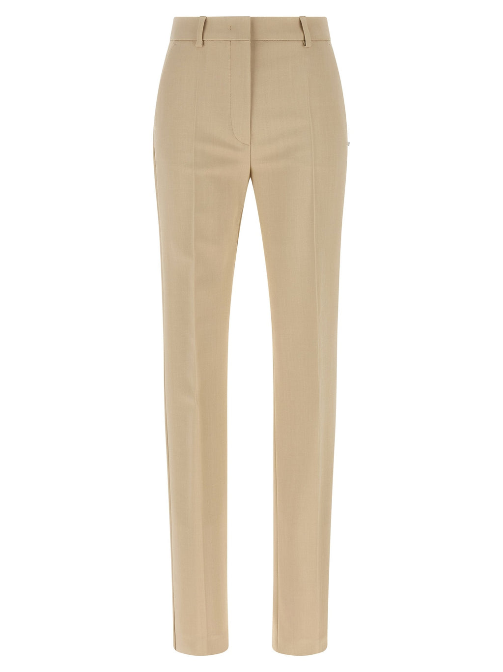 Sportmax Beige Viscose Dress Pants