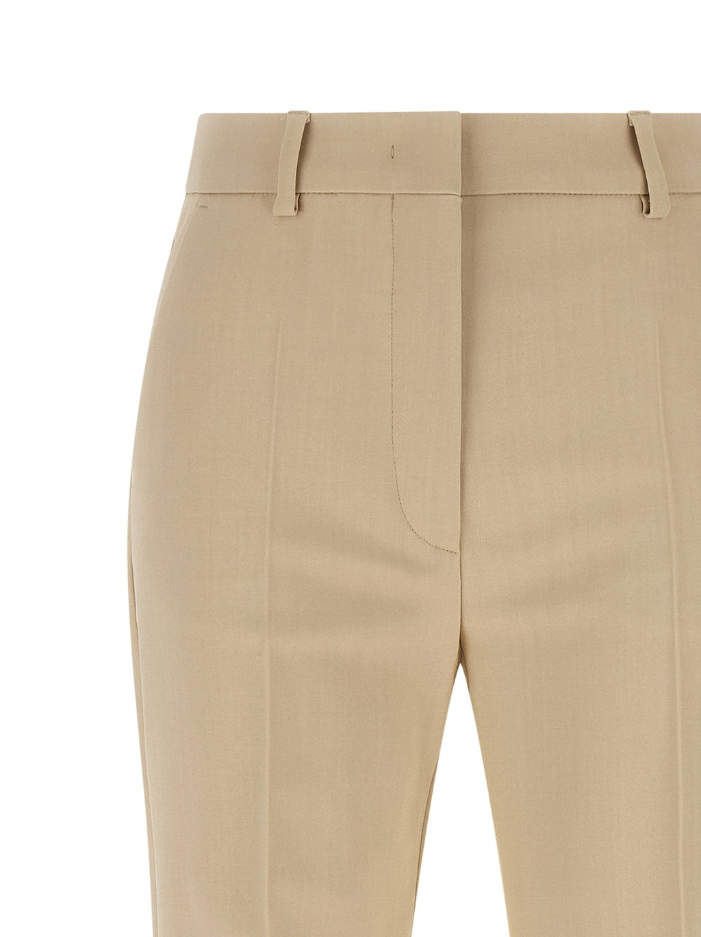 Sportmax Beige Viscose Dress Pants