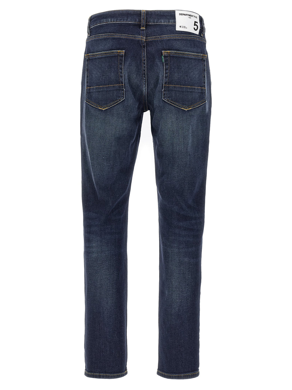 Department 5 Blue Cotton Straight-Leg Jeans