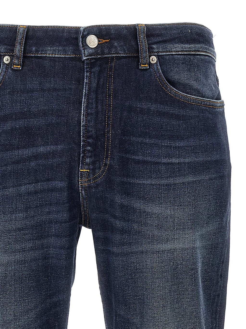 Department 5 Blue Cotton Straight-Leg Jeans