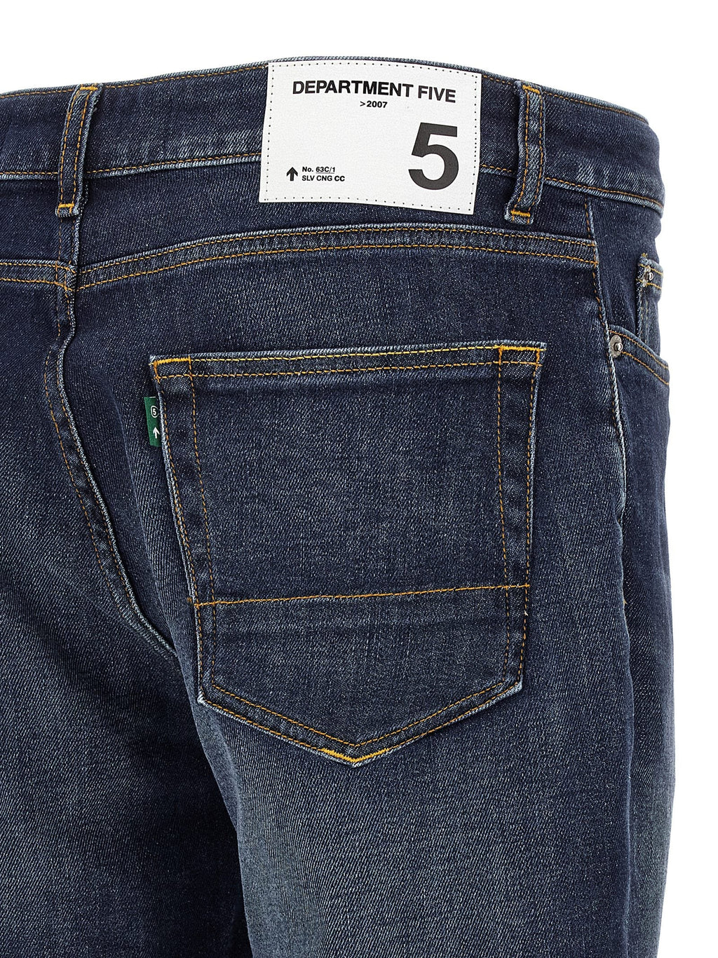 Department 5 Blue Cotton Straight-Leg Jeans