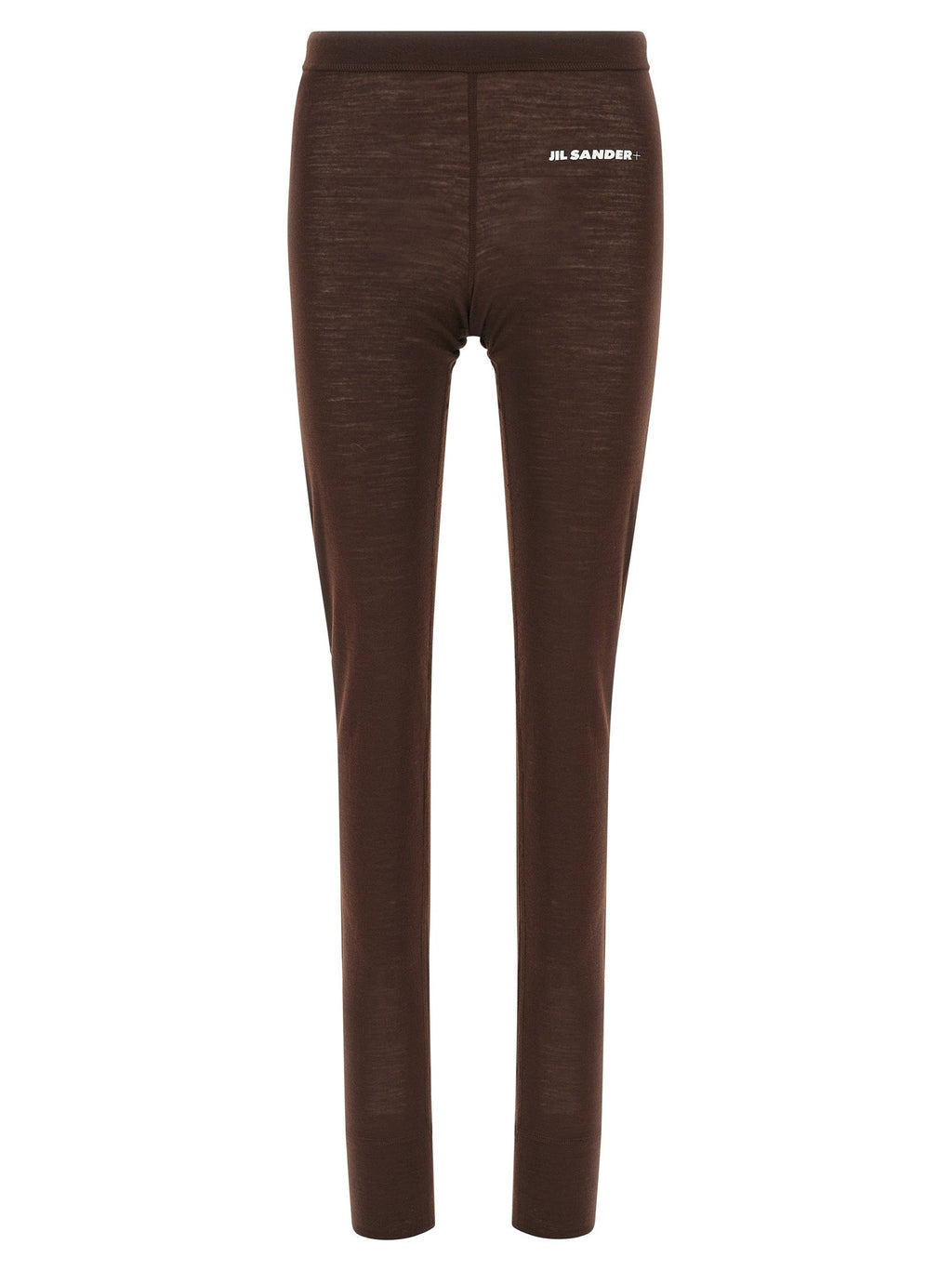Jil Sander Bordeaux Polyester Leggings