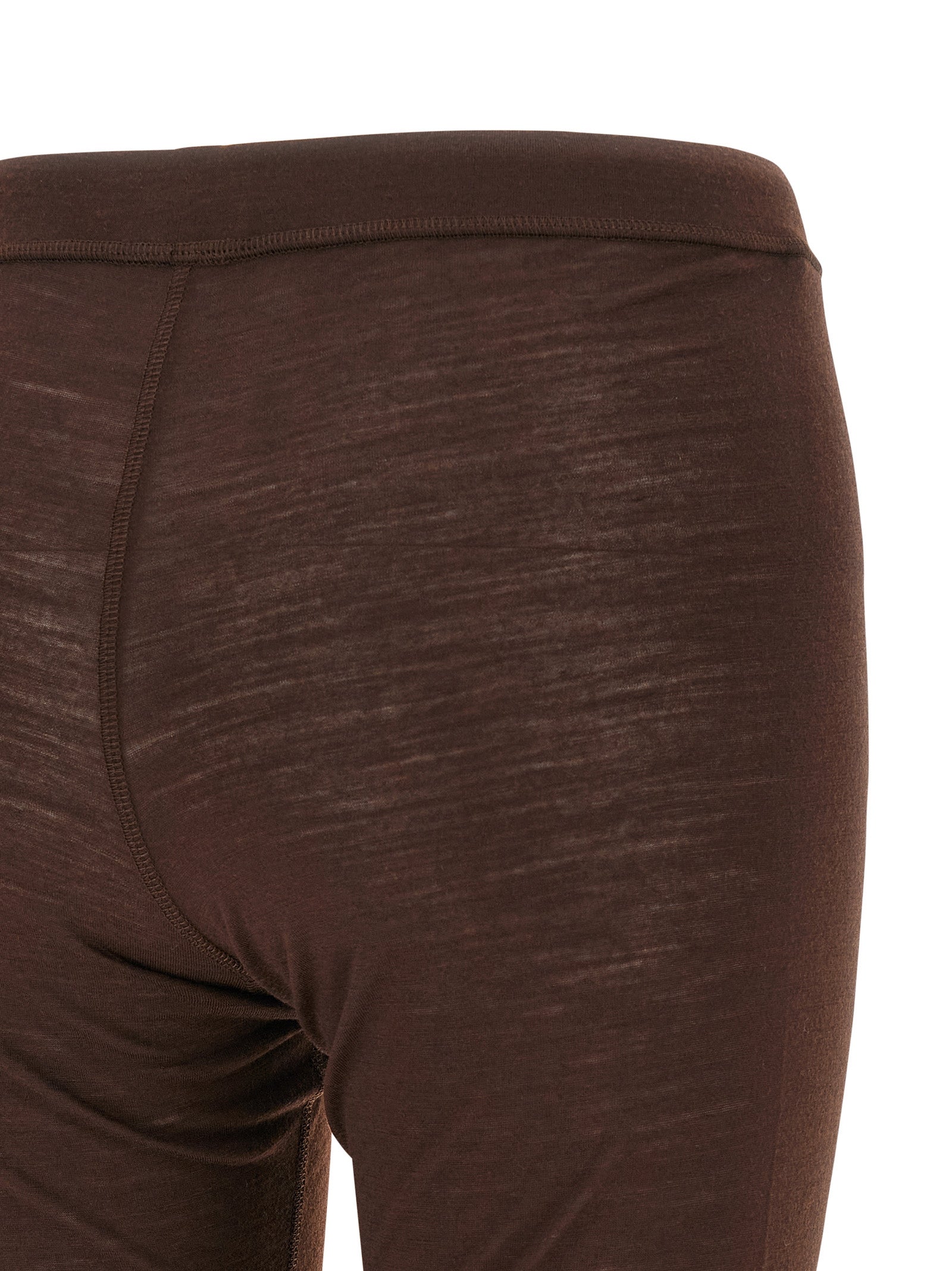 Jil Sander Bordeaux Polyester Leggings