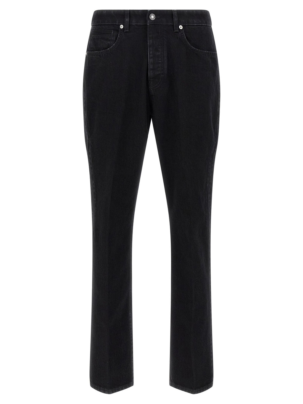 Givenchy Black Cotton Straight-Leg Jeans