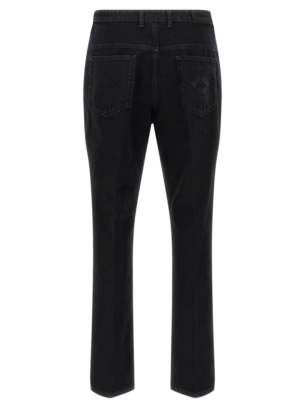 Givenchy Black Cotton Straight-Leg Jeans
