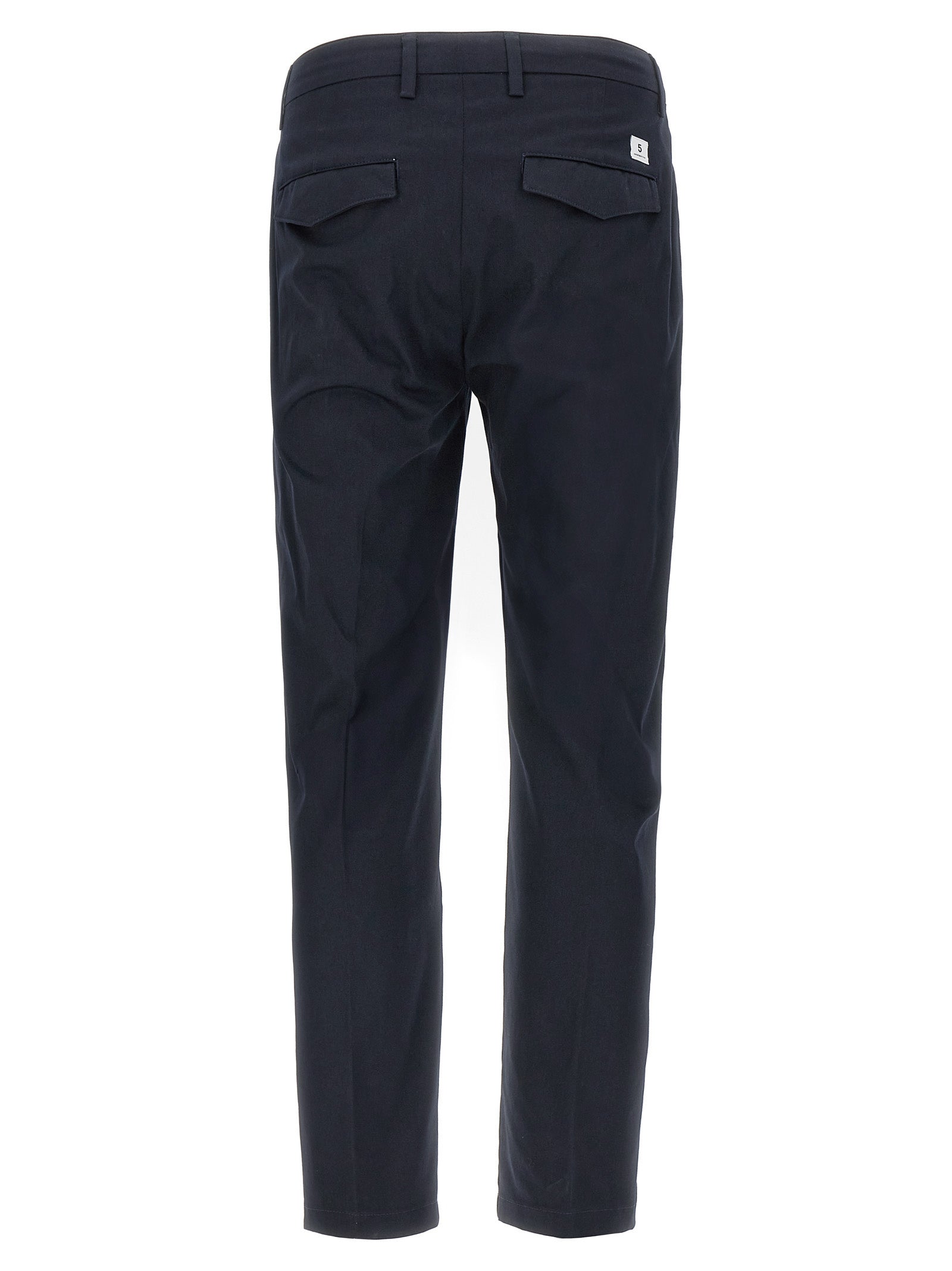 Department 5 Gray Cotton Cropped Pants