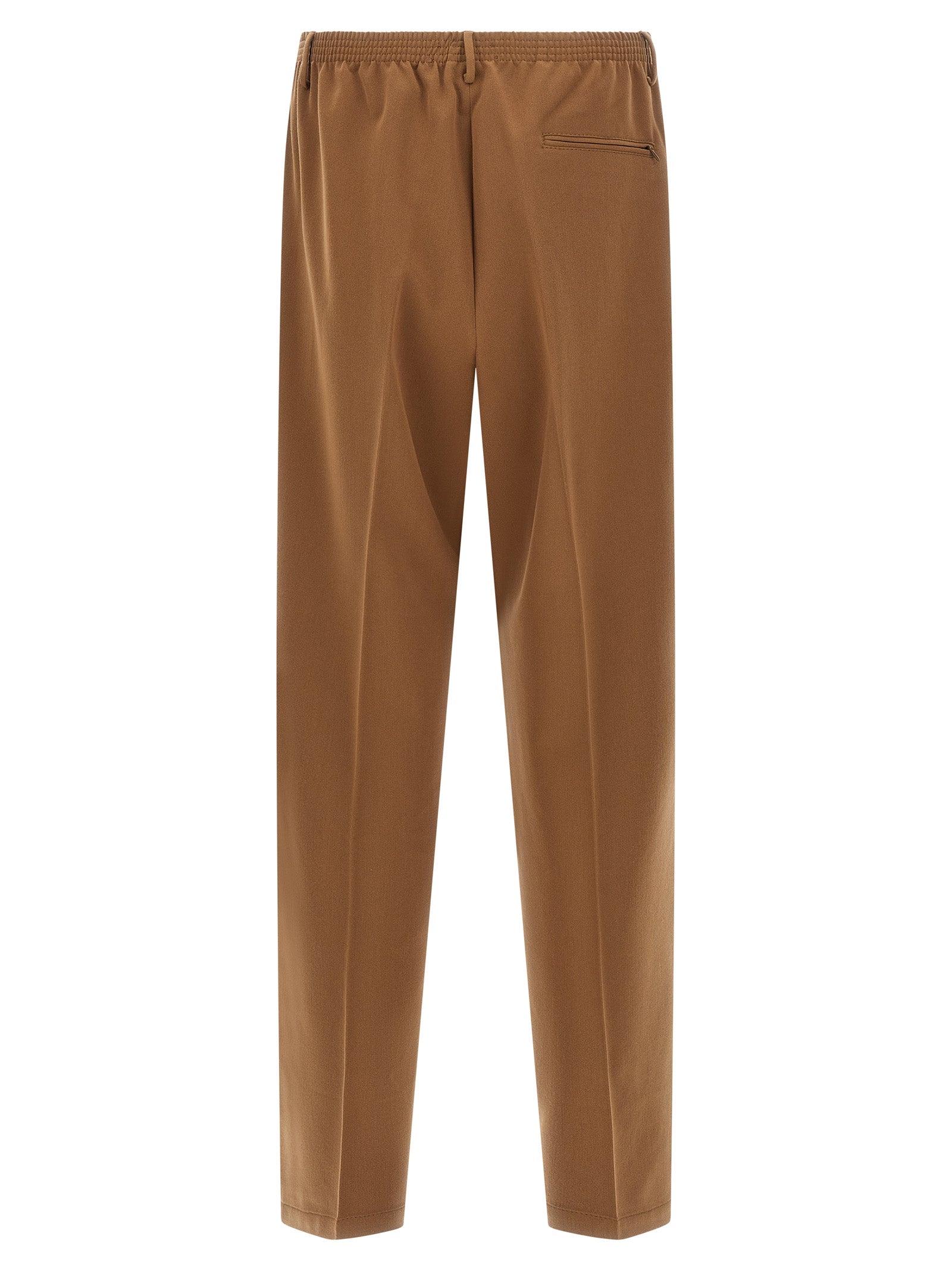 CELLAR DOOR Brown Polyester Casual Pants
