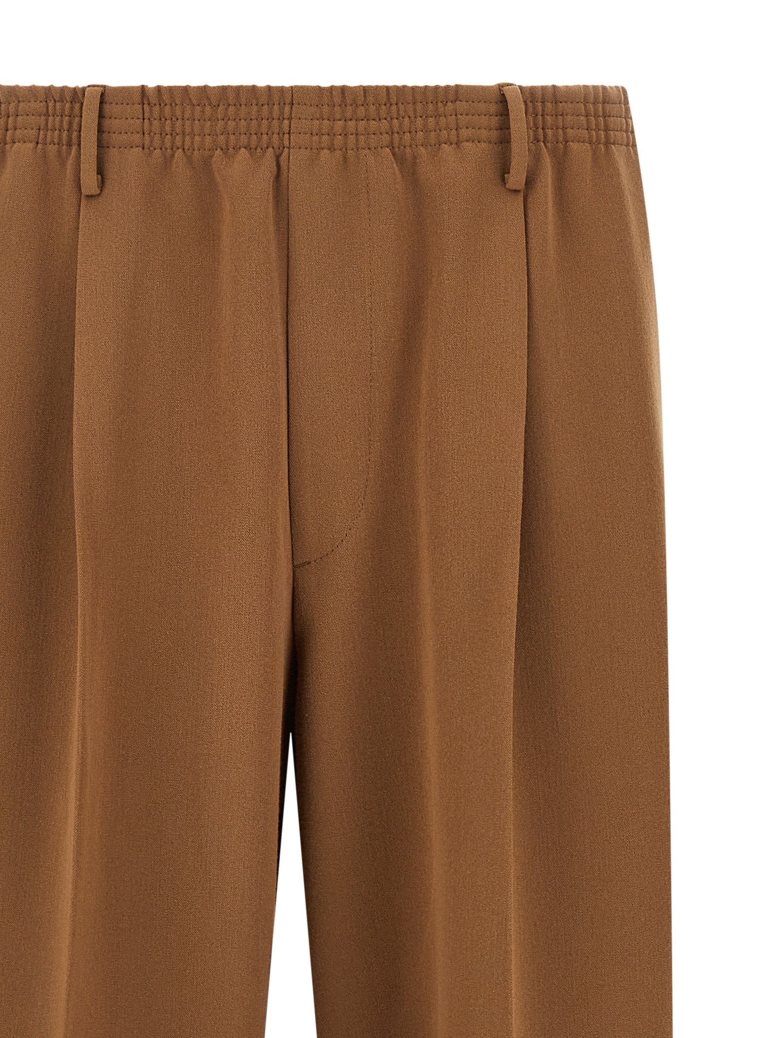 CELLAR DOOR Brown Polyester Casual Pants