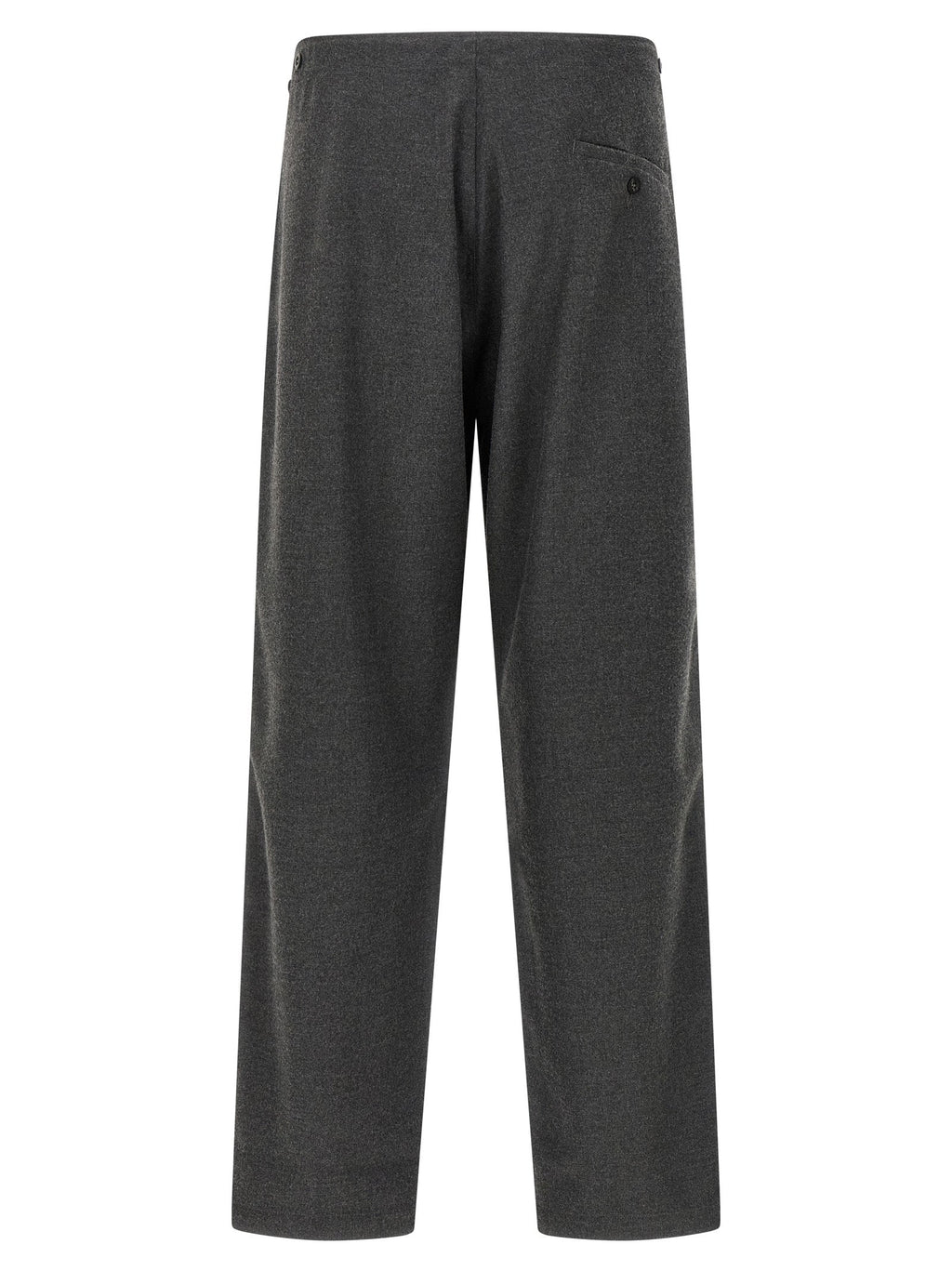 CELLAR DOOR Gray Polyester Casual Pants