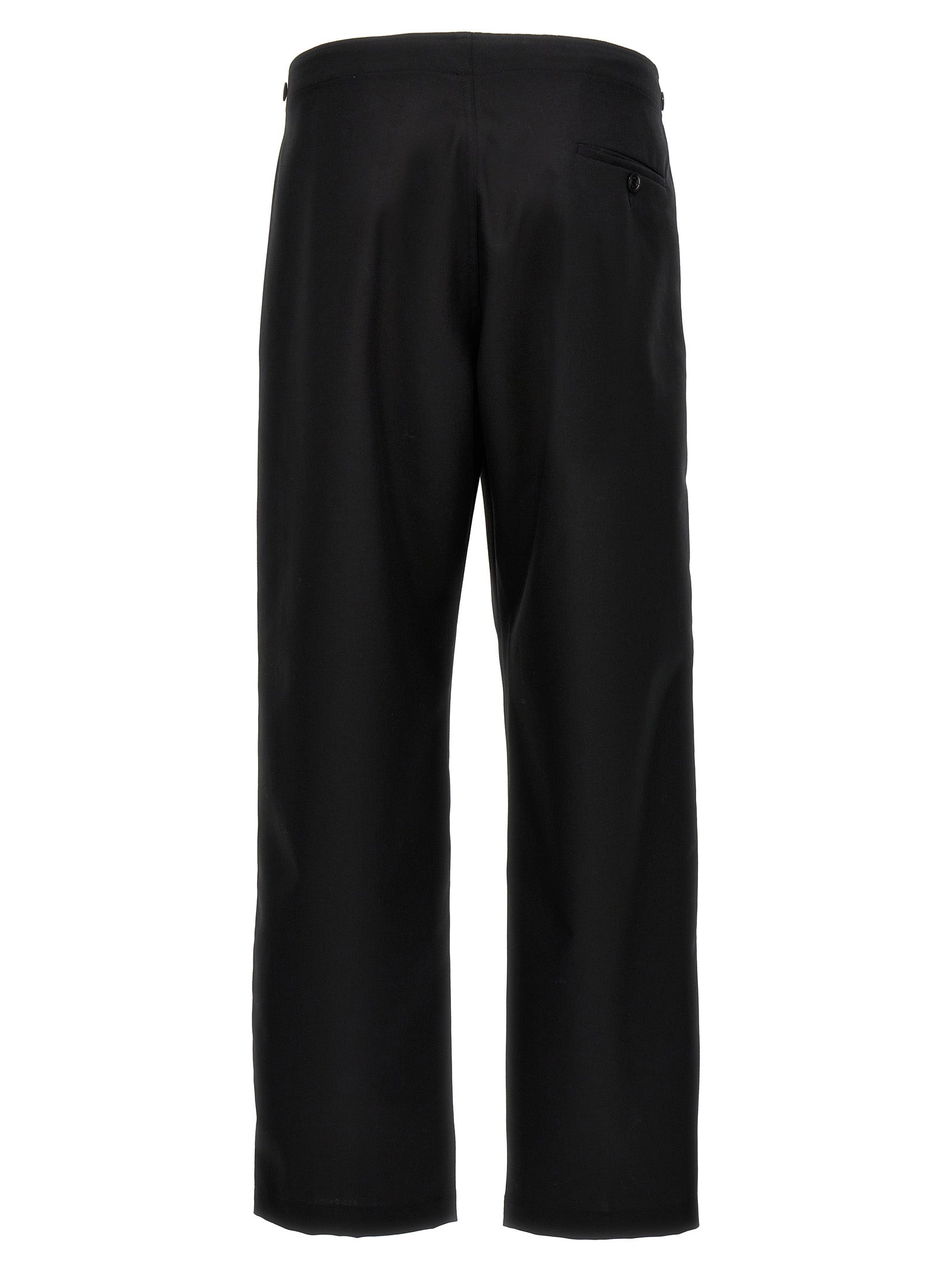 CELLAR DOOR Black Polyester Casual Pants