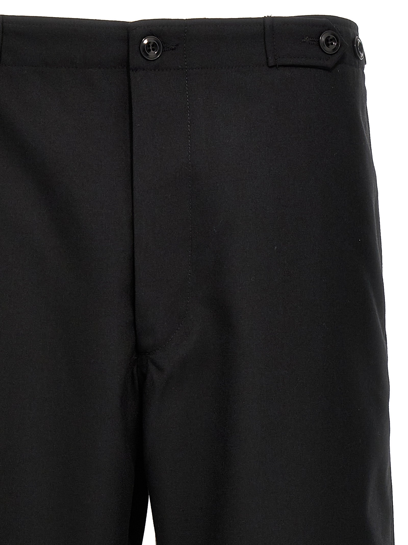 CELLAR DOOR Black Polyester Casual Pants