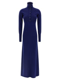 Tom Ford Blue Cashmere Long Dress