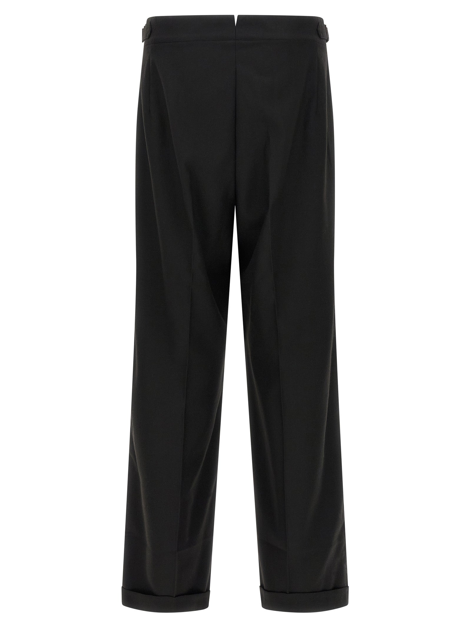 CELLAR DOOR Black Polyester Casual Pants