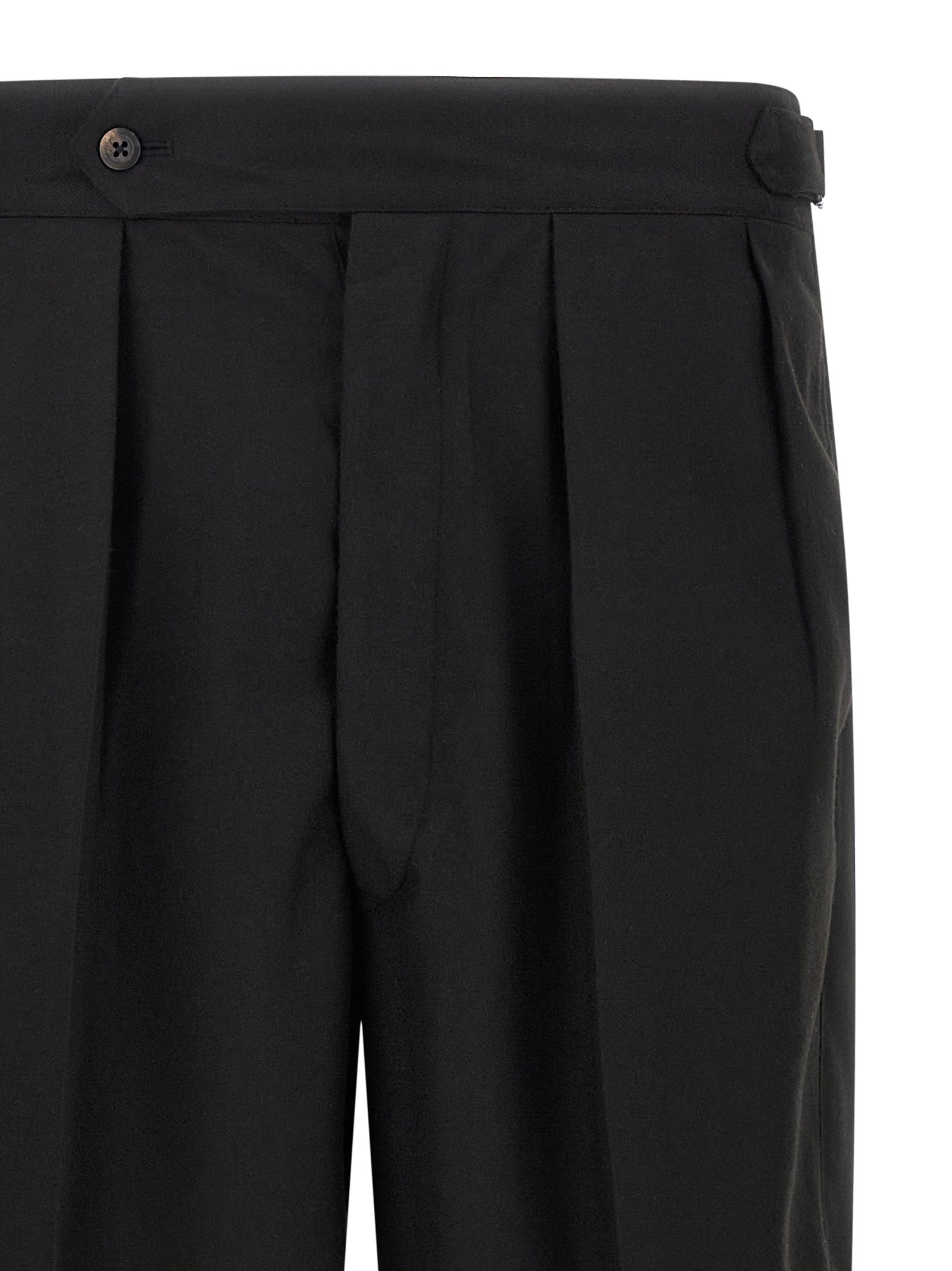 CELLAR DOOR Black Polyester Casual Pants