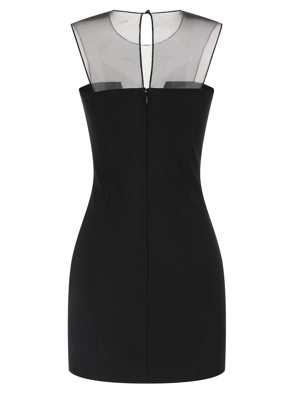 Nensi Dojaka Black Viscose Short Dress